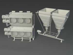 factory units 2 - 20 pieces 3D 模型