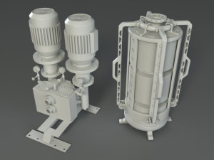 factory units 2 - 20 pieces 3D 模型