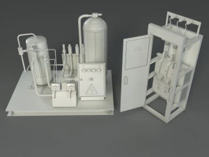 factory units 2 - 20 pieces 3D Model