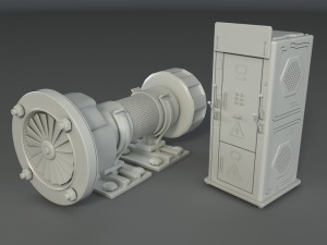 factory units 2 - 20 pieces 3D 模型
