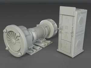 factory units 2 - 20 pieces 3D Model