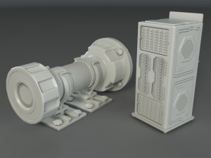 factory units 2 - 20 pieces 3D 模型