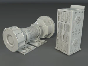 factory units 2 - 20 pieces 3D Model