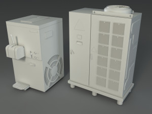 factory units 2 - 20 pieces 3D 模型