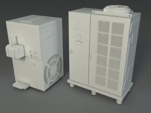 factory units 2 - 20 pieces 3D Model