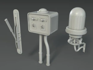 factory units 2 - 20 pieces 3D Model