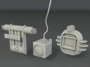 factory units 2 - 20 pieces 3D Model