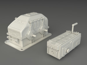 factory units 3 - 20 pieces 3D Model