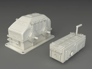 factory units 3 - 20 pieces 3D Model