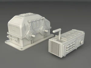 factory units 3 - 20 pieces 3D Model