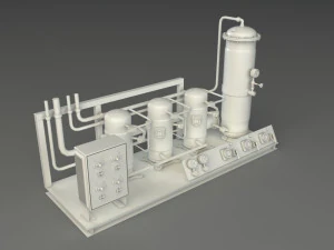 factory units 3 - 20 pieces 3D Model