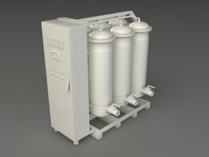 factory units 3 - 20 pieces 3D Model