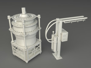 factory units 3 - 20 pieces 3D Model