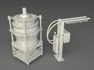 factory units 3 - 20 pieces 3D Model