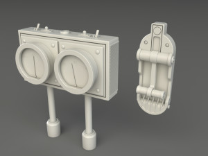 factory units 3 - 20 pieces 3D Model
