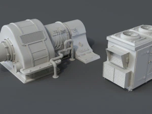 factory units 4 - 20 pieces 3D Model