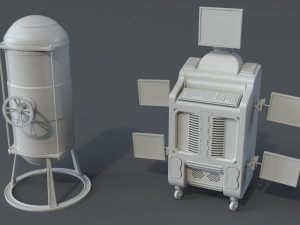 factory units 4 - 20 pieces 3D 모델