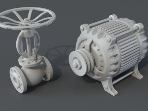 factory units 4 - 20 pieces 3D 모델