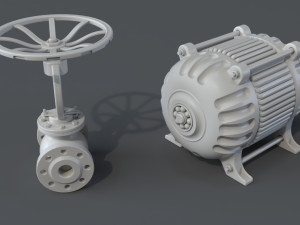 factory units 4 - 20 pieces 3D 모델