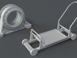 factory units 4 - 20 pieces 3D Model