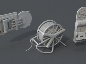 factory units 4 - 20 pieces 3D Model