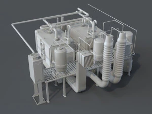 factory units 5 - 20 pieces 3D Model