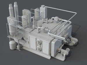 factory units 5 - 20 pieces 3D Model