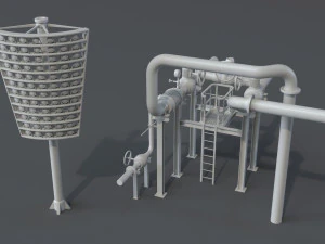 factory units 5 - 20 pieces 3D Model