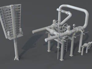 factory units 5 - 20 pieces Modelo 3D