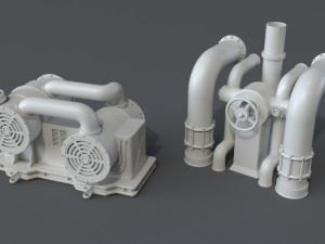 factory units 5 - 20 pieces Modelo 3D