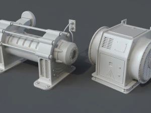 factory units 5 - 20 pieces 3D Model