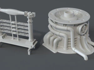 factory units 5 - 20 pieces 3D Model