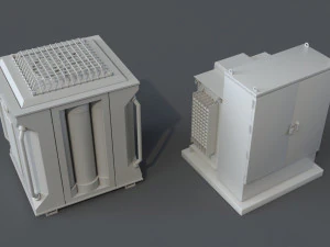 factory units 5 - 20 pieces 3D Model