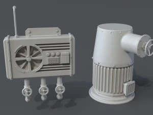 factory units 5 - 20 pieces 3D Model