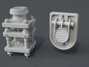 factory units 5 - 20 pieces 3D Model