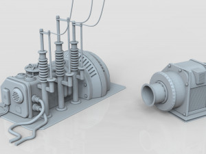 factory units 6 - 20 pieces 3D Model