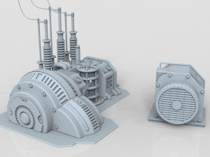 factory units 6 - 20 pieces 3D Model