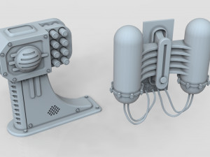 factory units 6 - 20 pieces 3D Model