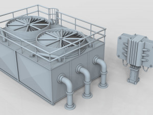 factory units 6 - 20 pieces 3D Model