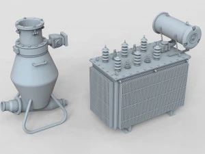 factory units 6 - 20 pieces 3D Model