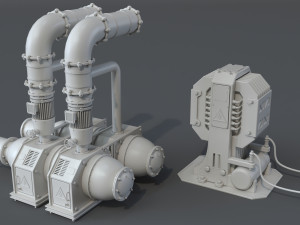 factory units 7 - 20 pieces Modelo 3D