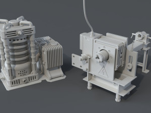 factory units 7 - 20 pieces Modelo 3D