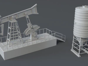factory units 7 - 20 pieces 3D Model