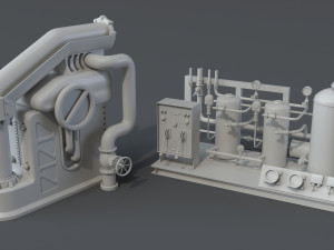 factory units 7 - 20 pieces Modelo 3D