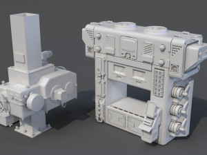 factory units 8 - 20 pieces Modèle 3D