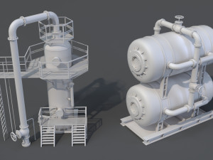 factory units 8 - 20 pieces Modèle 3D