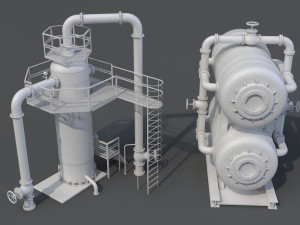 factory units 8 - 20 pieces Modèle 3D