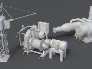 factory units 8 - 20 pieces Modèle 3D