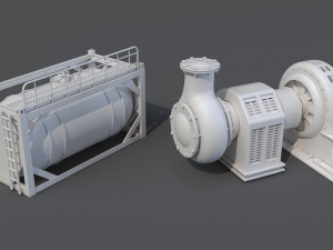 factory units 8 - 20 pieces Modèle 3D