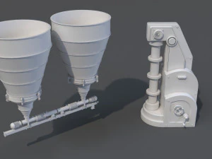 factory units 8 - 20 pieces 3D Model